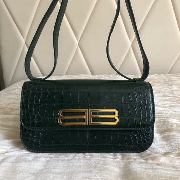 Balenciaga Handbags - Balenciaga Gossip bag , forest green , Mint condition, comes with dust bag.